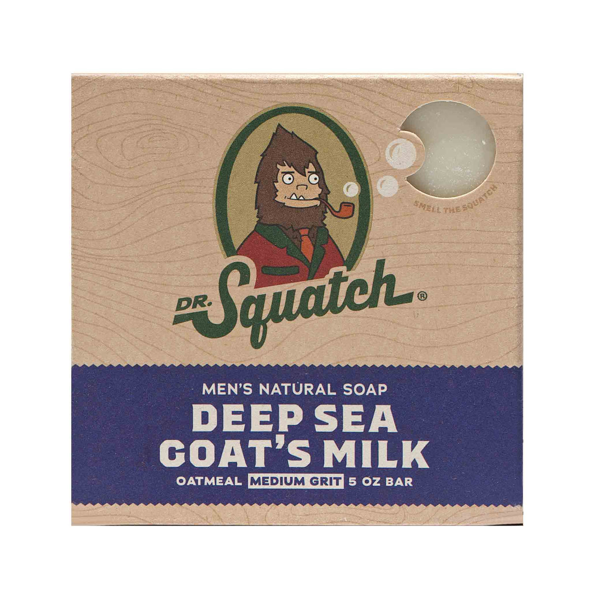 Dr. Squatch Men's Natural Soap Deep Sea Goat's Milk 5oz Bar – Spa