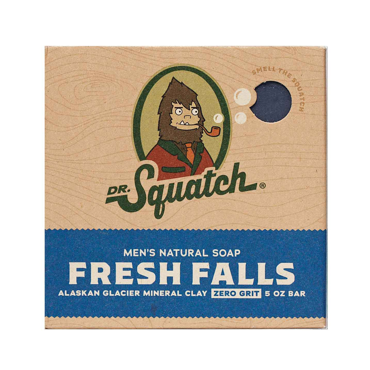  Dr. Squatch All Natural Bar Soap for Men with Zero Grit, Fresh  Falls