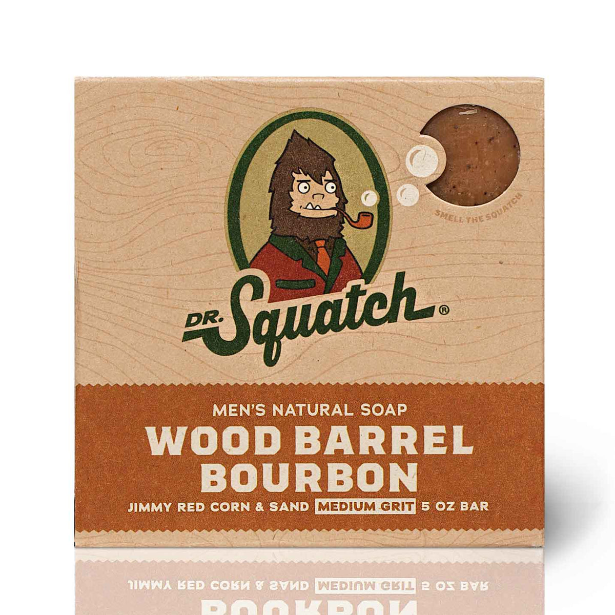Dr. Squatch - Turn your shower into cocktail hour with the intoxicating  scent of Wood Barrel Bourbon . A boozy blend with aromas of patchouli,  clove and guaiac wood create this musky