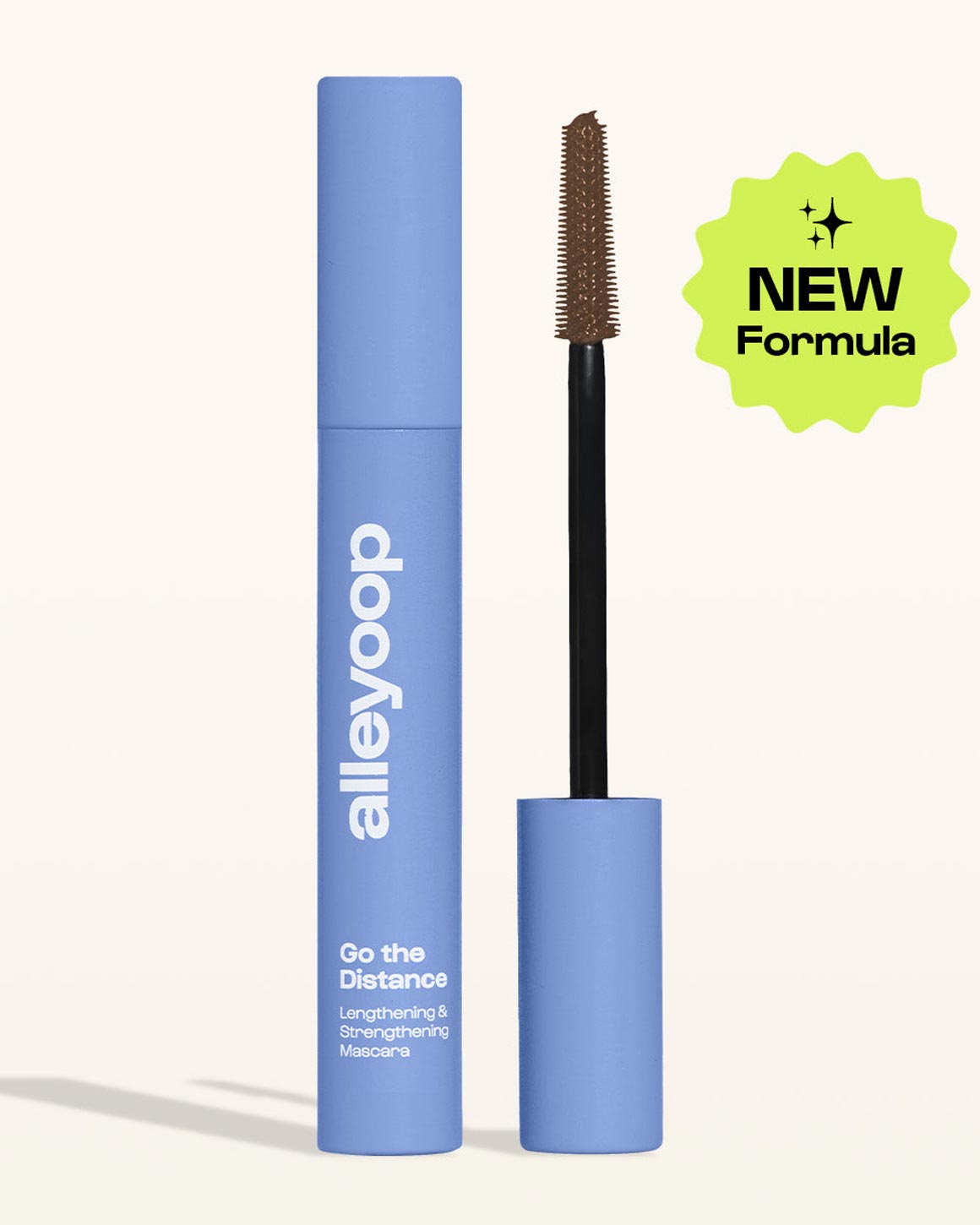 Alleyoop - Go the Distance Lengthening & Strengthening Tubing Mascara - Brown Shade