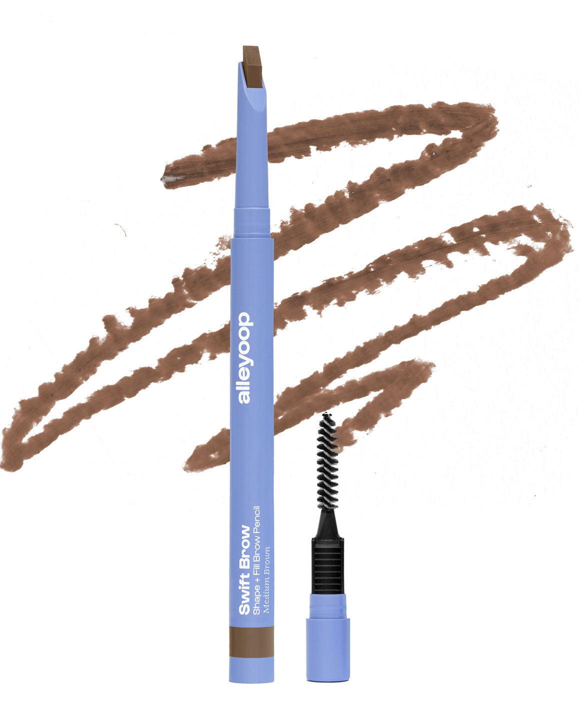 Alleyoop - Swift Brow Shape + Fill Brow Pencil- Medium Brown