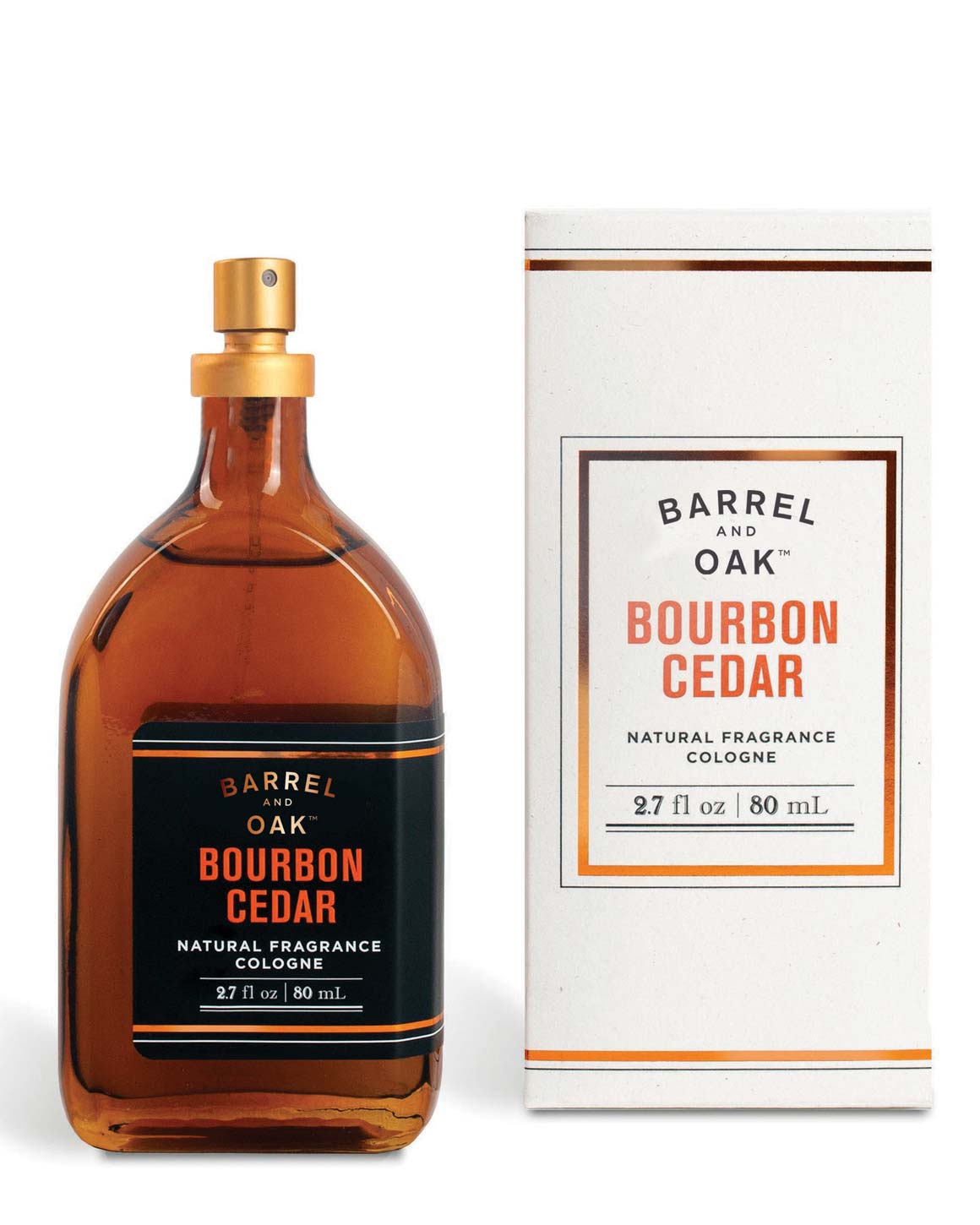Barrel & Oak- Bourbon Cedar Natural Fragrance Cologne