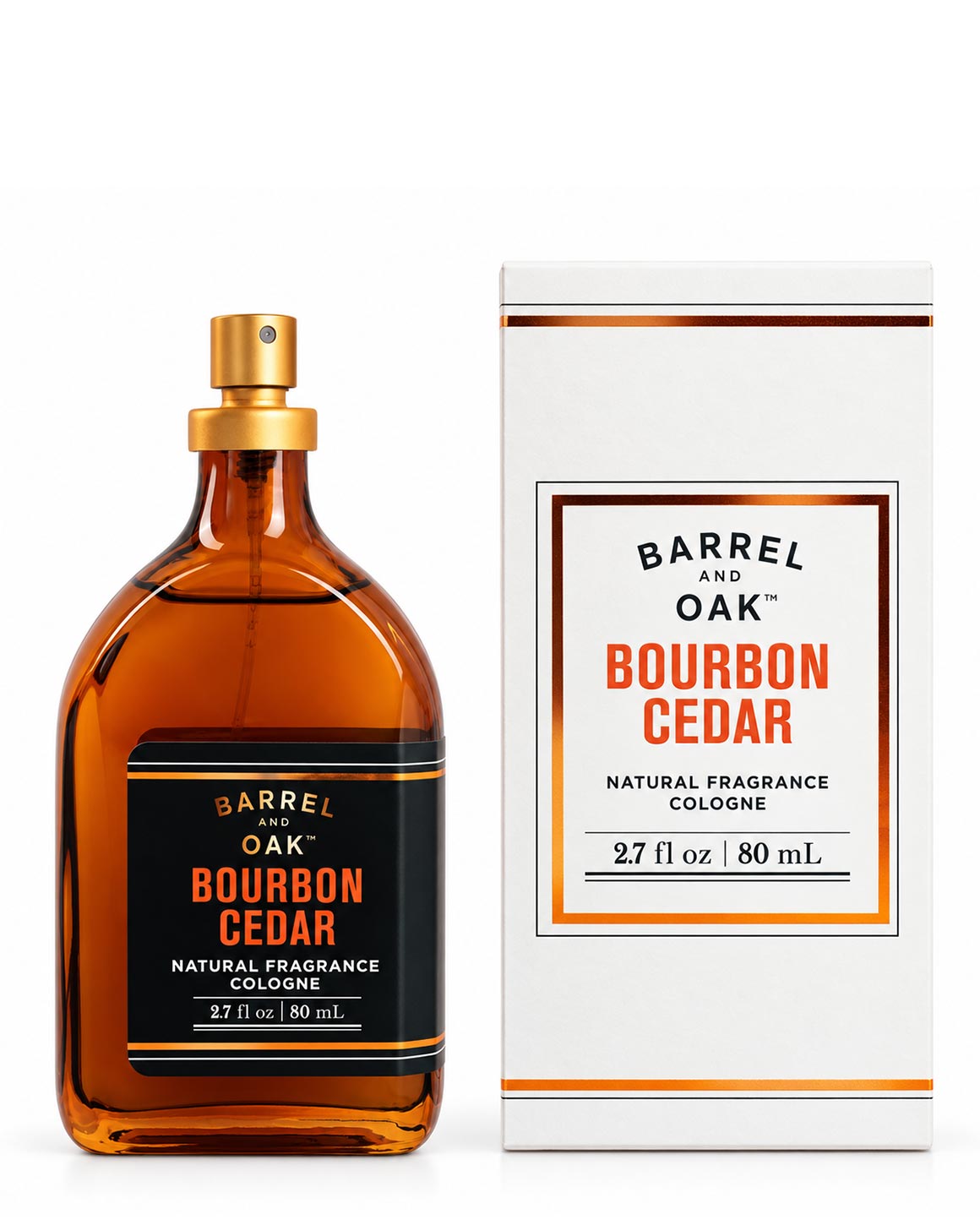 Barrel & Oak- Bourbon Cedar Natural Fragrance Cologne