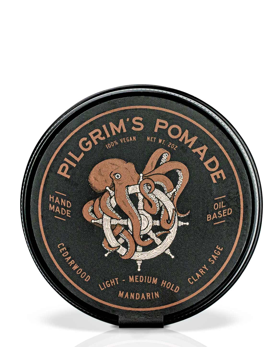 Brooklyn Grooming - Pilgrim's Vegan Hair Pomade (Mandarin and Clary Sage Scent)