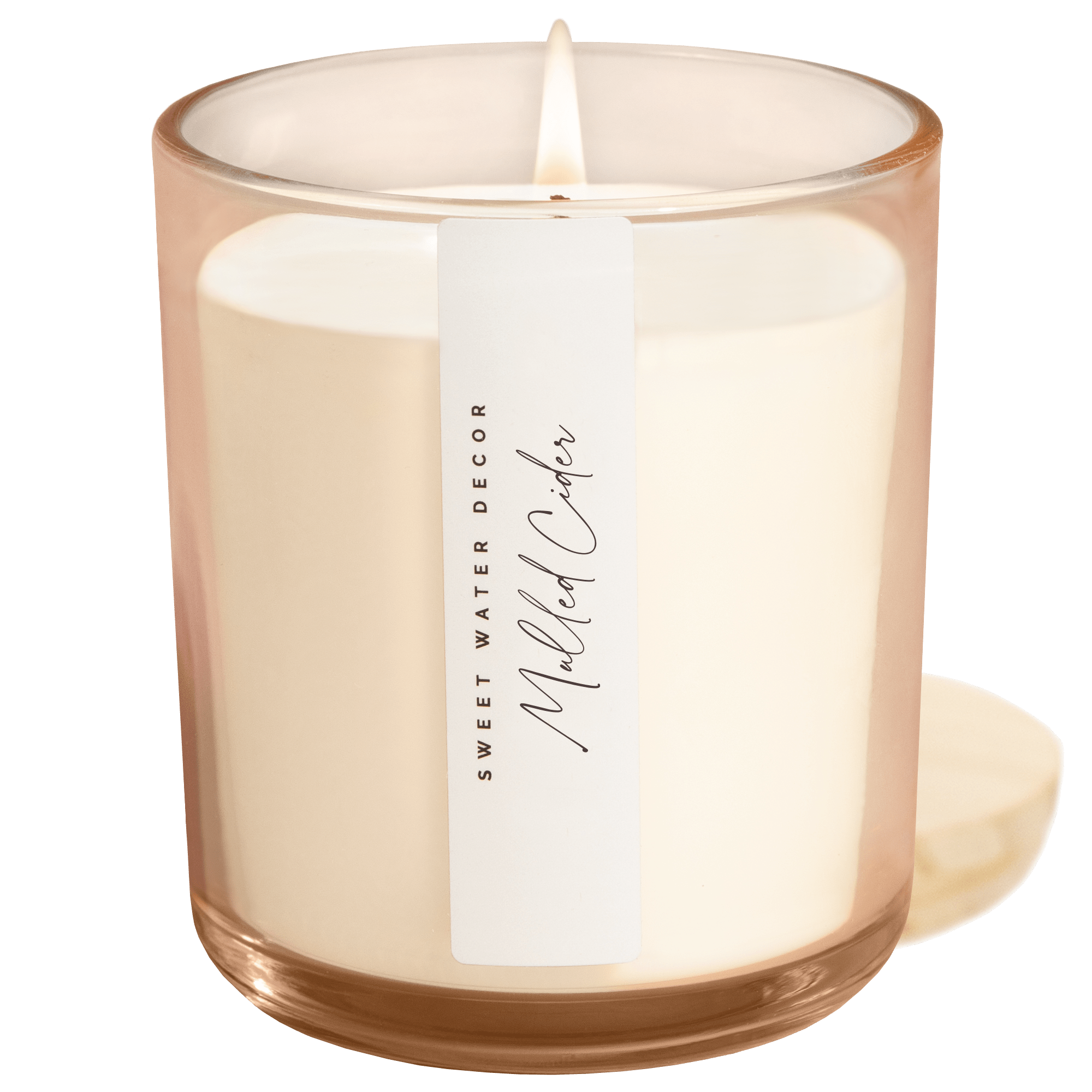 Mulled Cider Soy Candle - Tinted Glass Jar - 12 oz