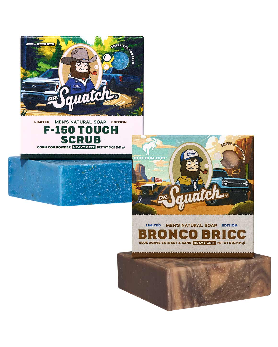 Dr. Squatch - Limited Edition Ford Rugged and Ready Soap Bars 2-Pack