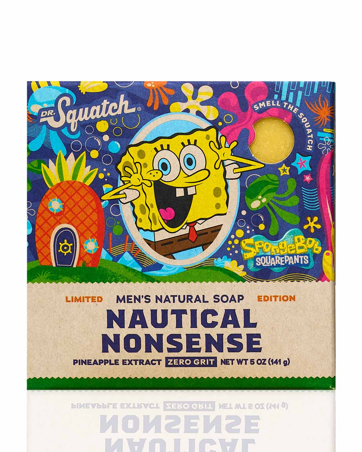 Dr. Squatch - Limited Edition NAUTICAL NONSENSE SpongeBob Squarepants Soap Bar