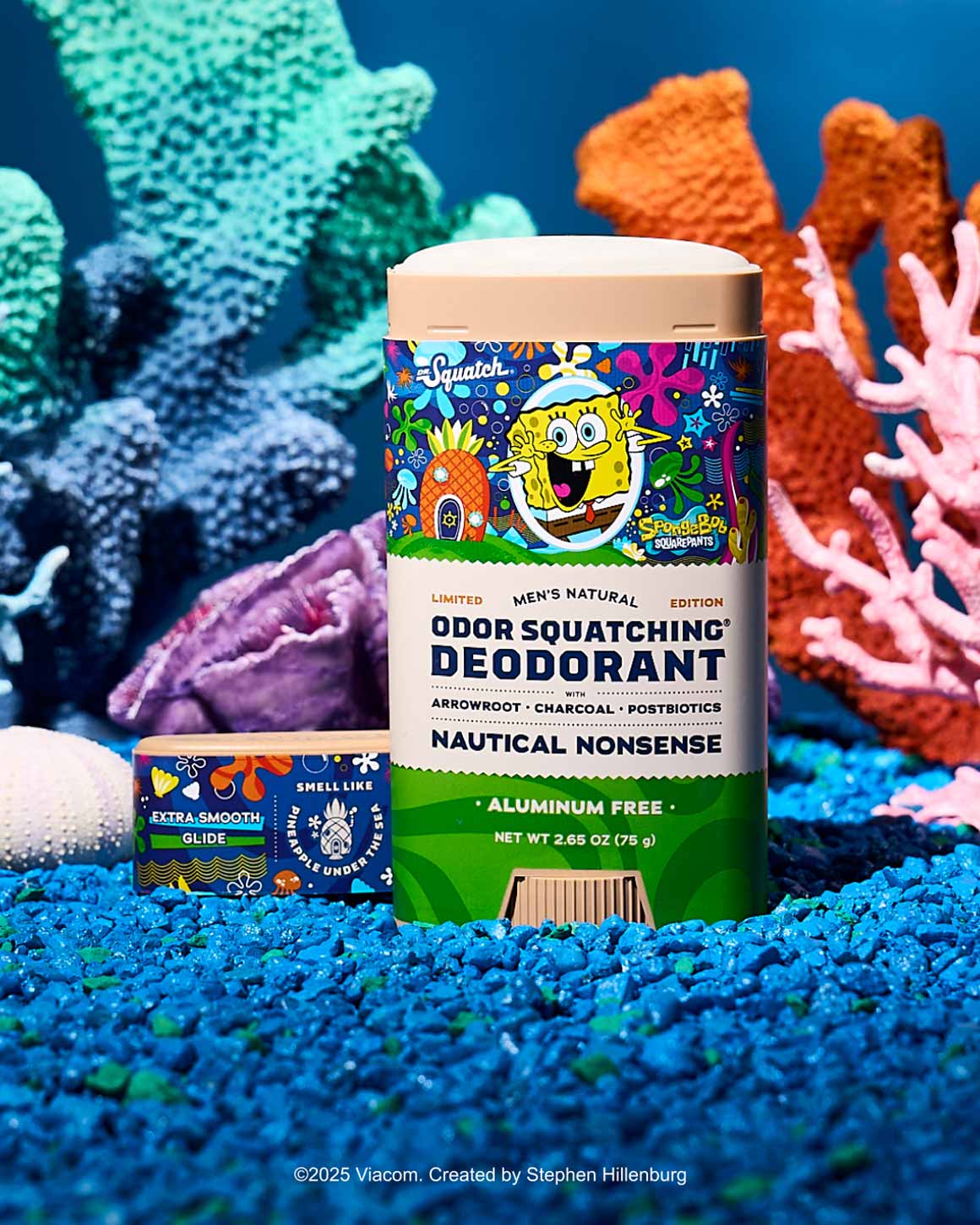 Dr. Squatch - Limited Edition SpongeBob Nautical Nonsense Natural Deodorant