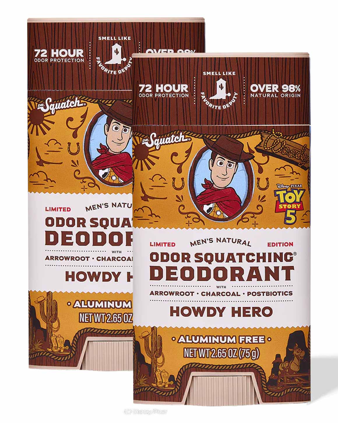 Dr. Squatch - Limited Edition Howdy Hero Natural Deodorant 2-Pack
