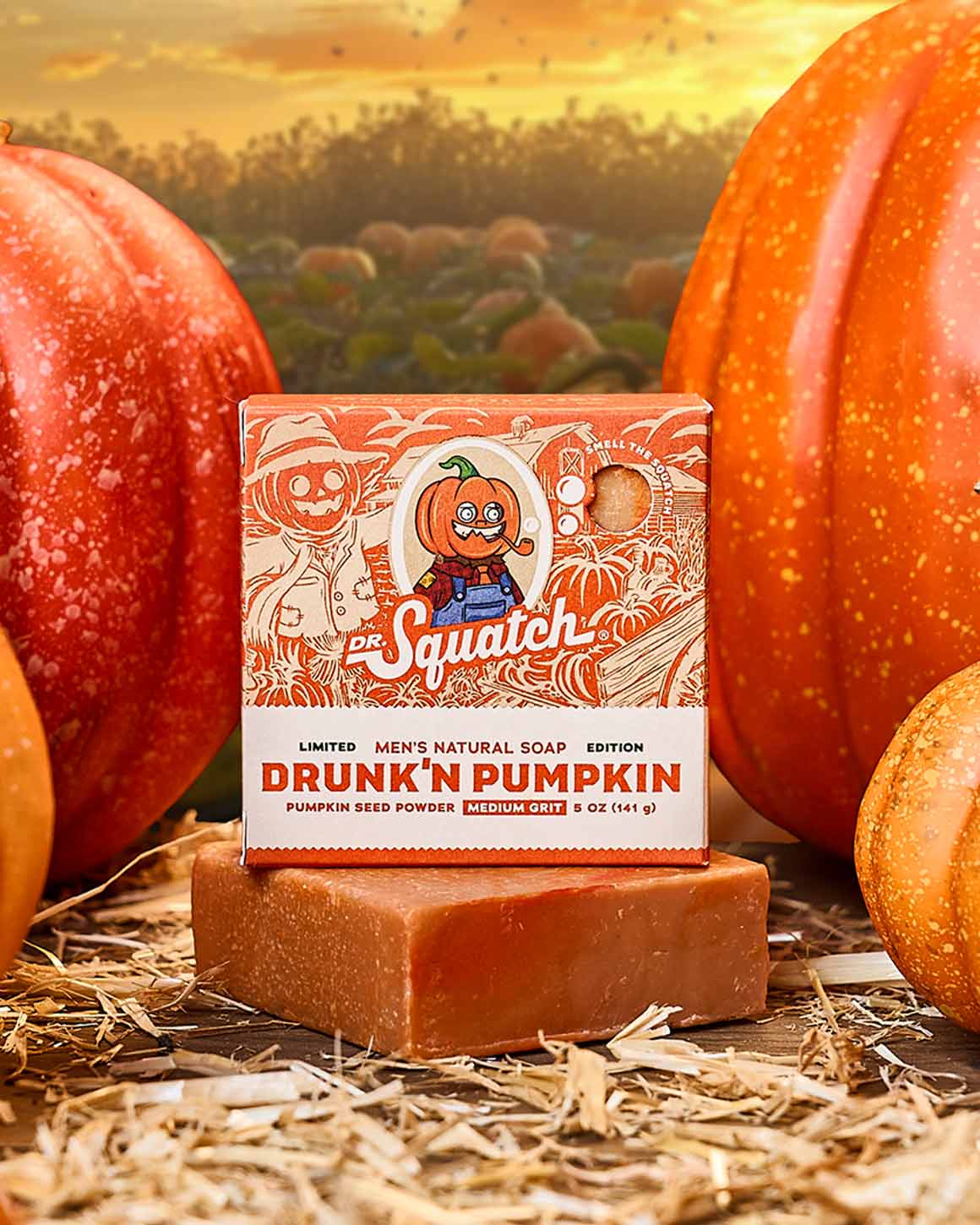 Dr. Squatch - Limited Edition Drunk'n Pumpkin Soap Bar 3-Pack
