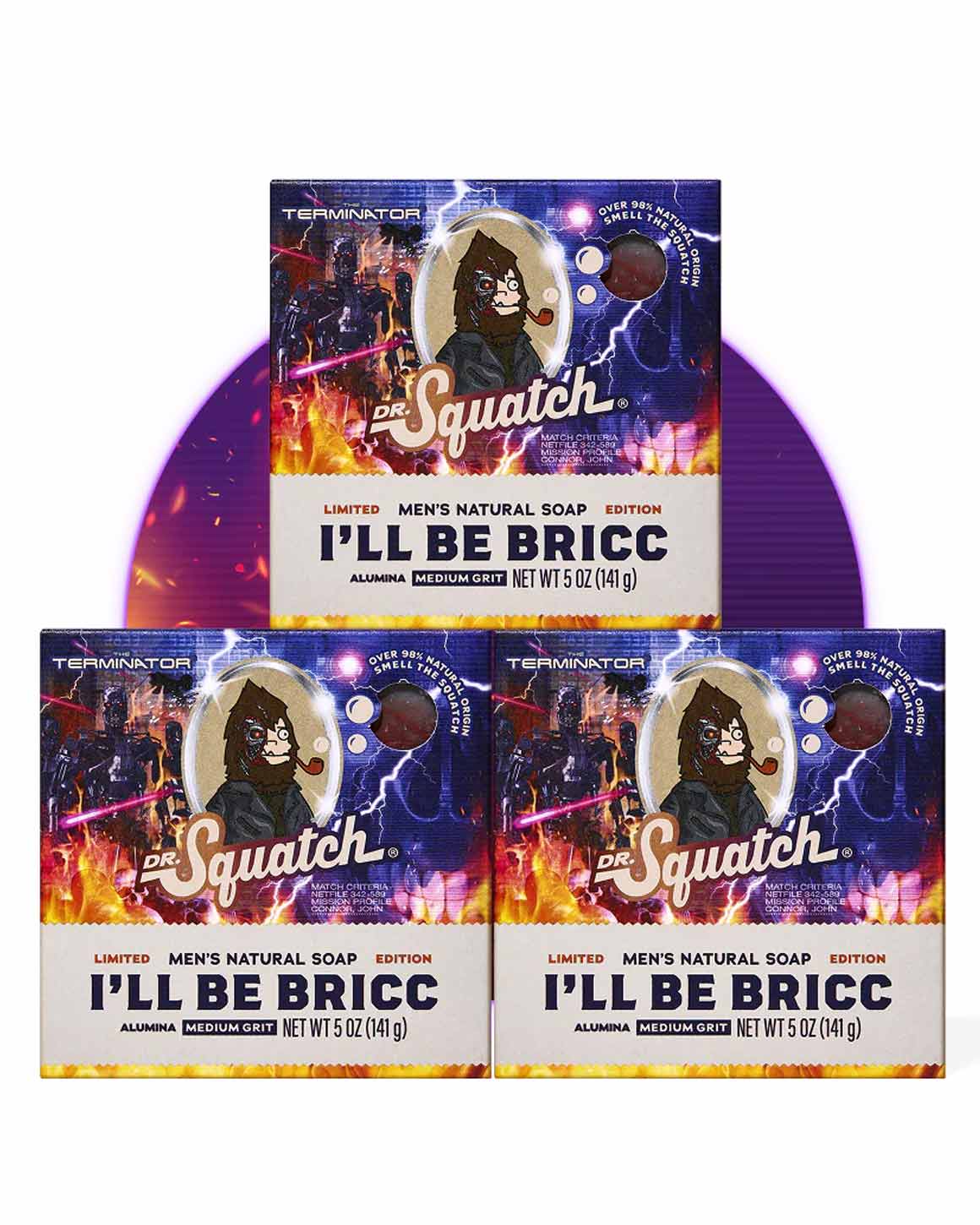 Dr. Squatch - Limited Edition I'll Be Bricc Soap Bar 3-Pack