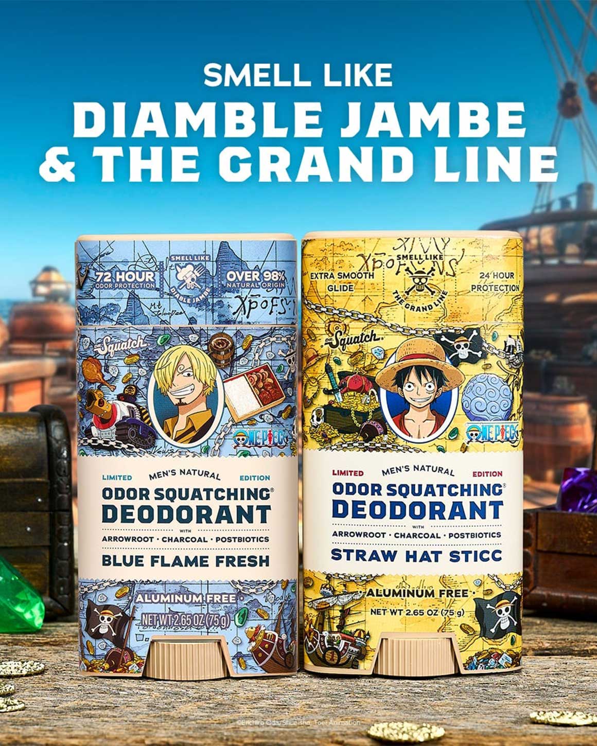 Dr. Squatch Limited Edition One Piece Deodorant 2-Pack