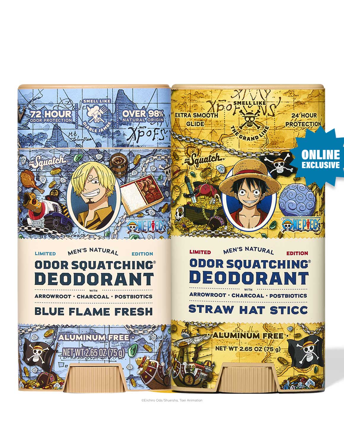 Dr. Squatch Limited Edition One Piece Deodorant 2-Pack