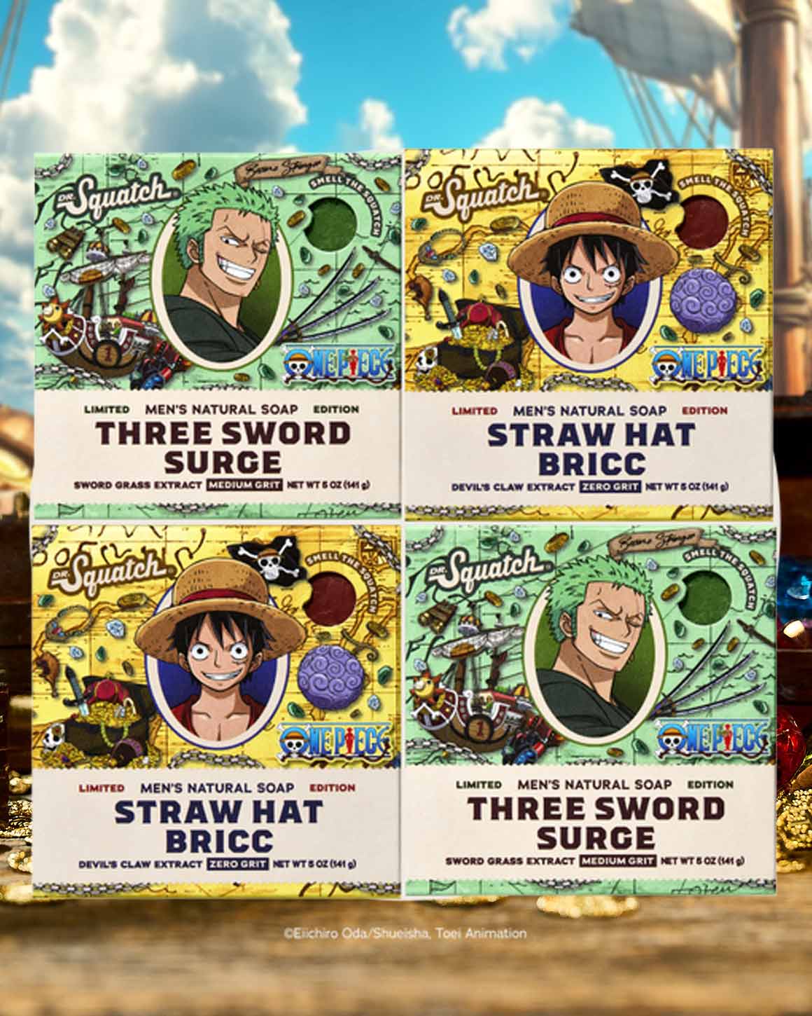 Dr. Squatch - Limited Edition One Piece Soap Bars 4-Pack