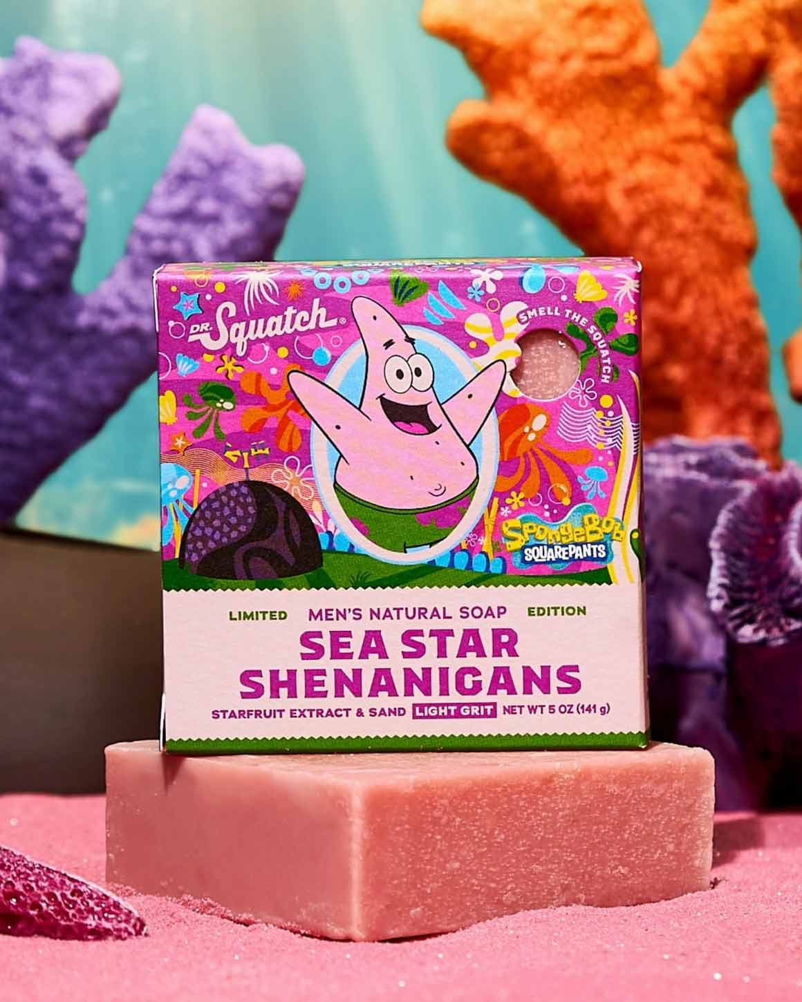 Dr. Squatch - Limited Edition Sea Star Shenanigans Soap Bar 2-Pack