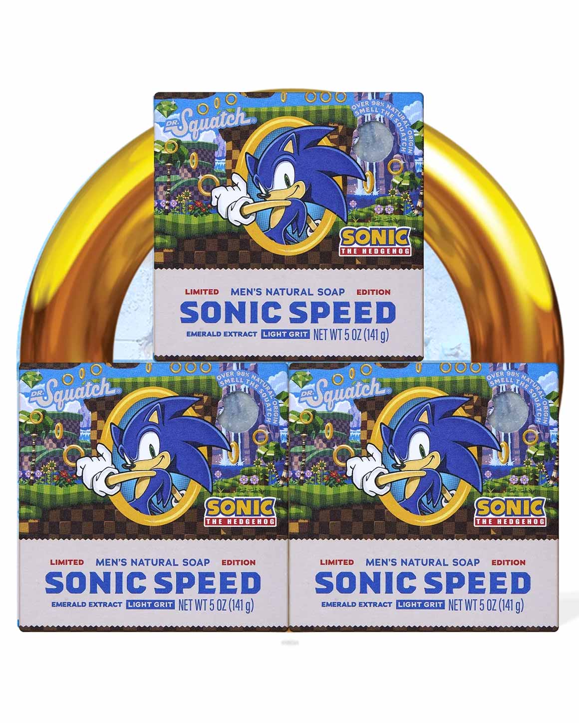 Dr. Squatch - Limited Edition Sonic Speed Soap Bars 3-Pack