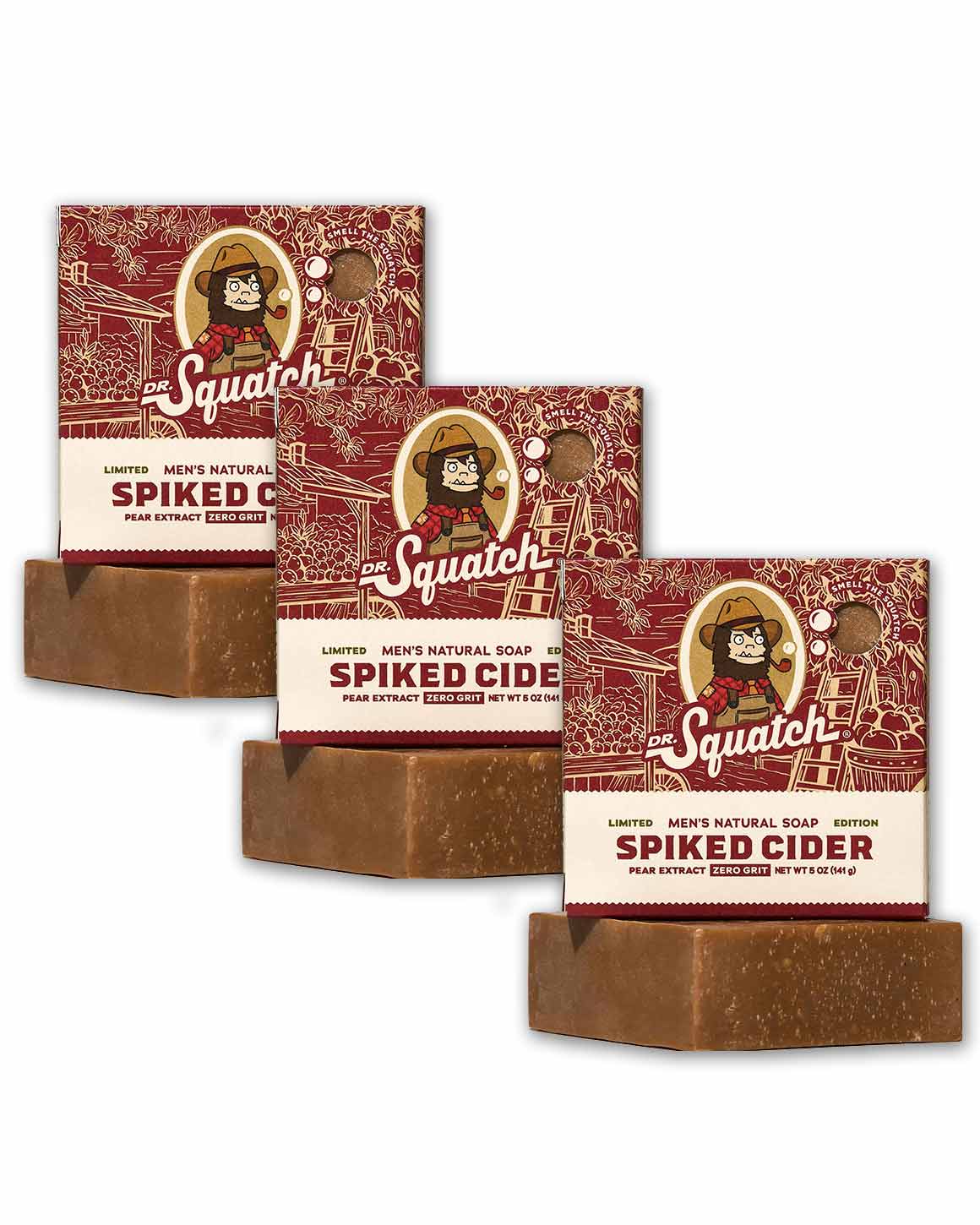 Dr. Squatch - Limited Edition Spiked Cider Soap Bar 3-Pack