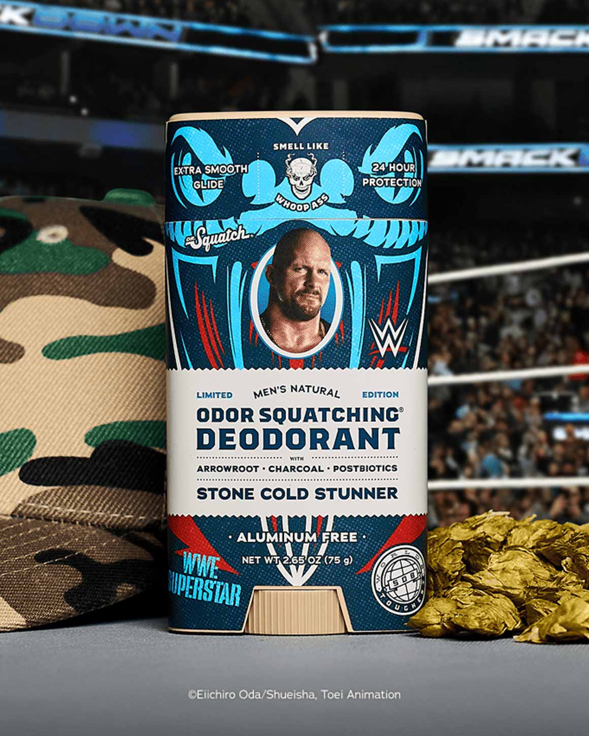 Dr. Squatch - Limited Edition WWE Stone Cold Stunner Natural Deodorant 2-Pack