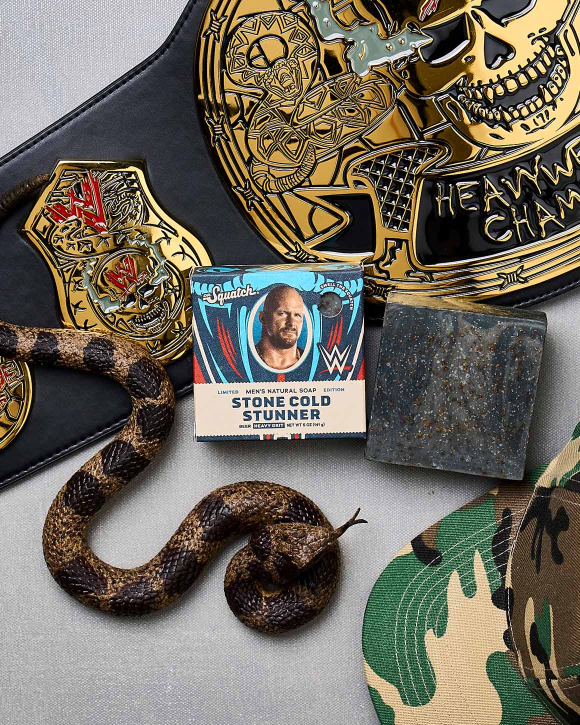 Dr. Squatch - Limited Edition WWE Stone Cold Stunner Soap Bars 3-Pack