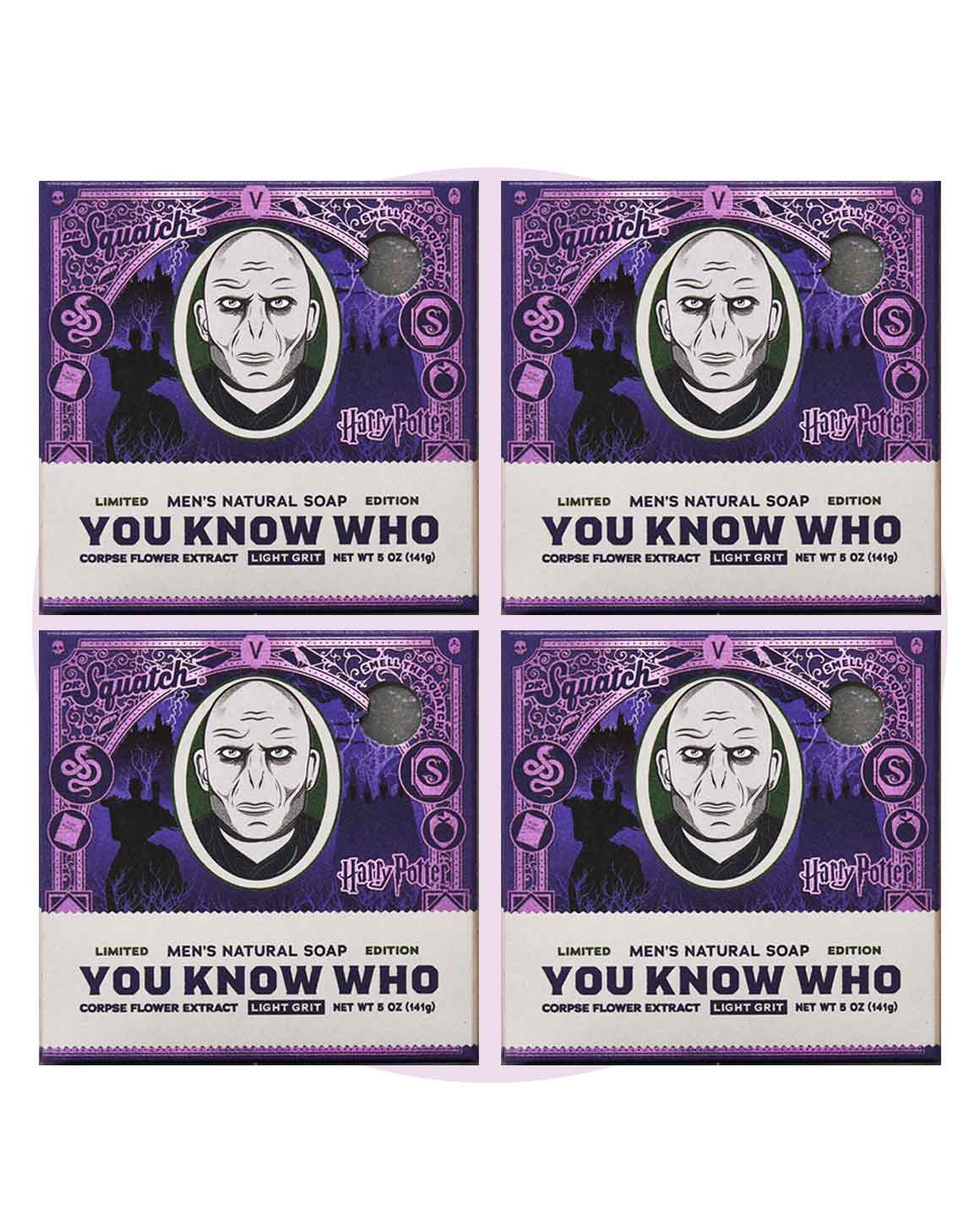 Dr. Squatch - Limited Edition You Know Who (Voldemort) Soap Bars 4-Pack