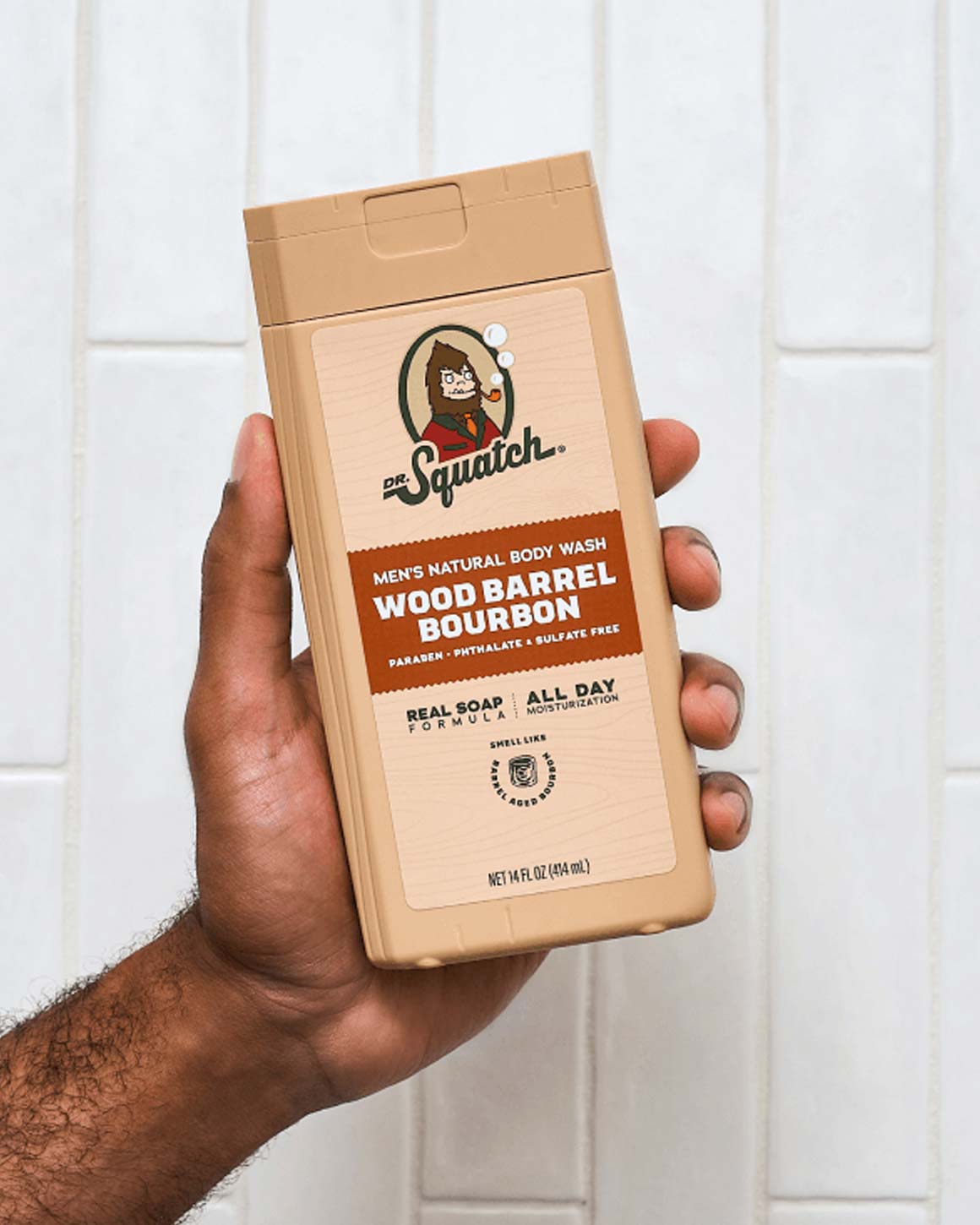 Dr. Squatch - Wood Barrel Bourbon Body Wash 14 oz