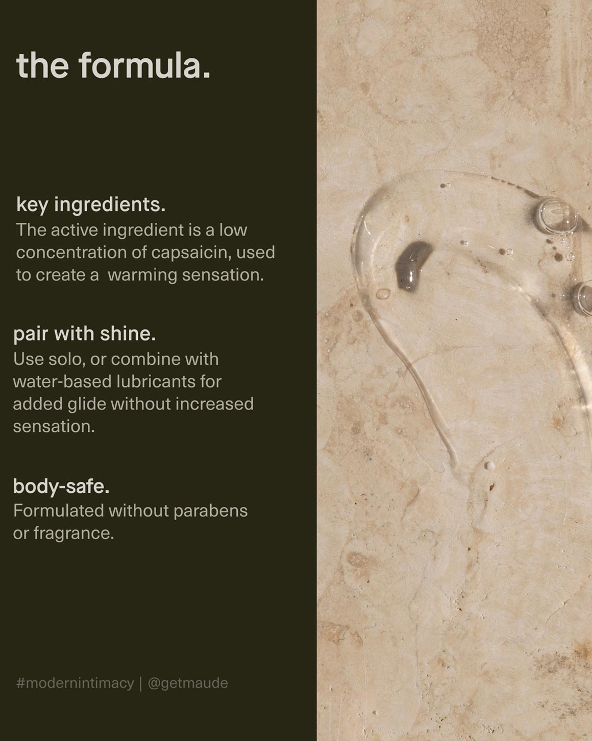 Maude - Heat - Warming Water-Based Personal Lubricant I The Kings of Styling Maude - Heat - Warming Water-Based Personal Lubricant I The Kings of Styling