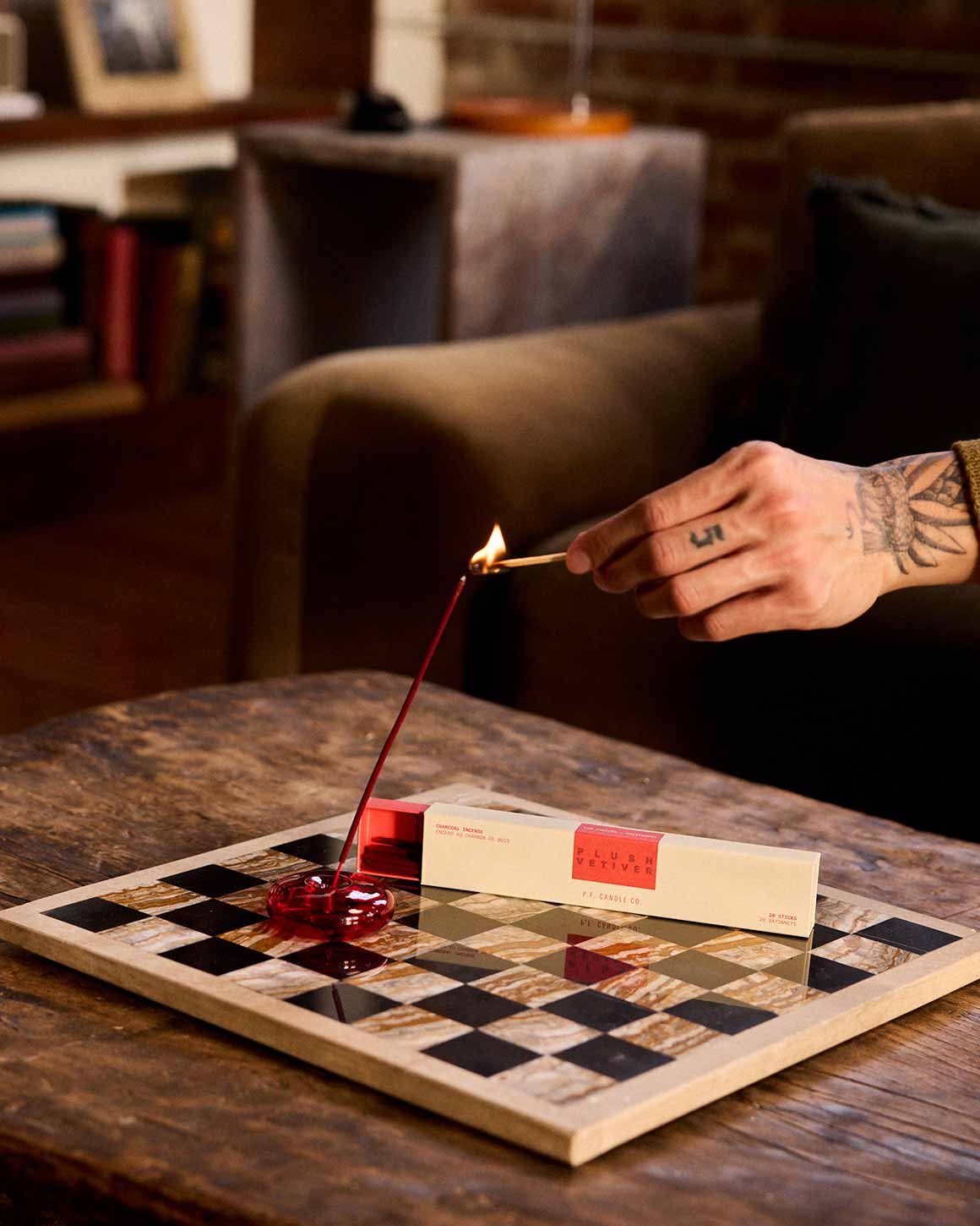 P. F. Candle Co. - Plushed Vetiver – Hi-Fi Incense Sticks