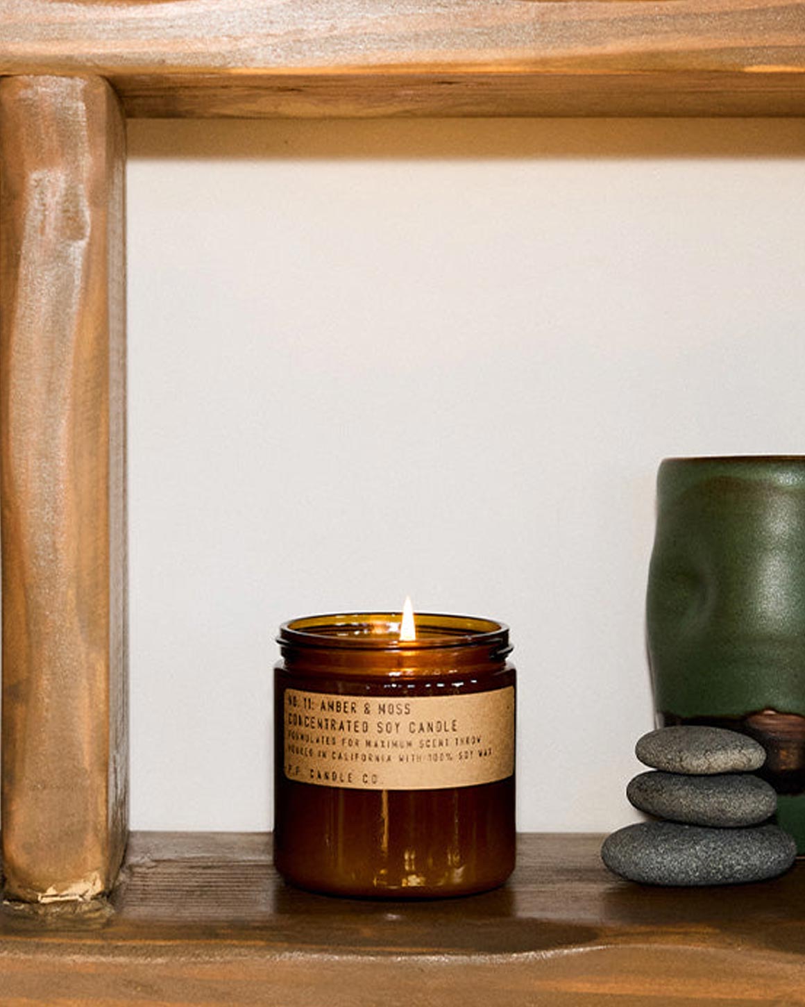 P. F. Candle Co. - Amber & Moss Large Concentrated Soy Candle