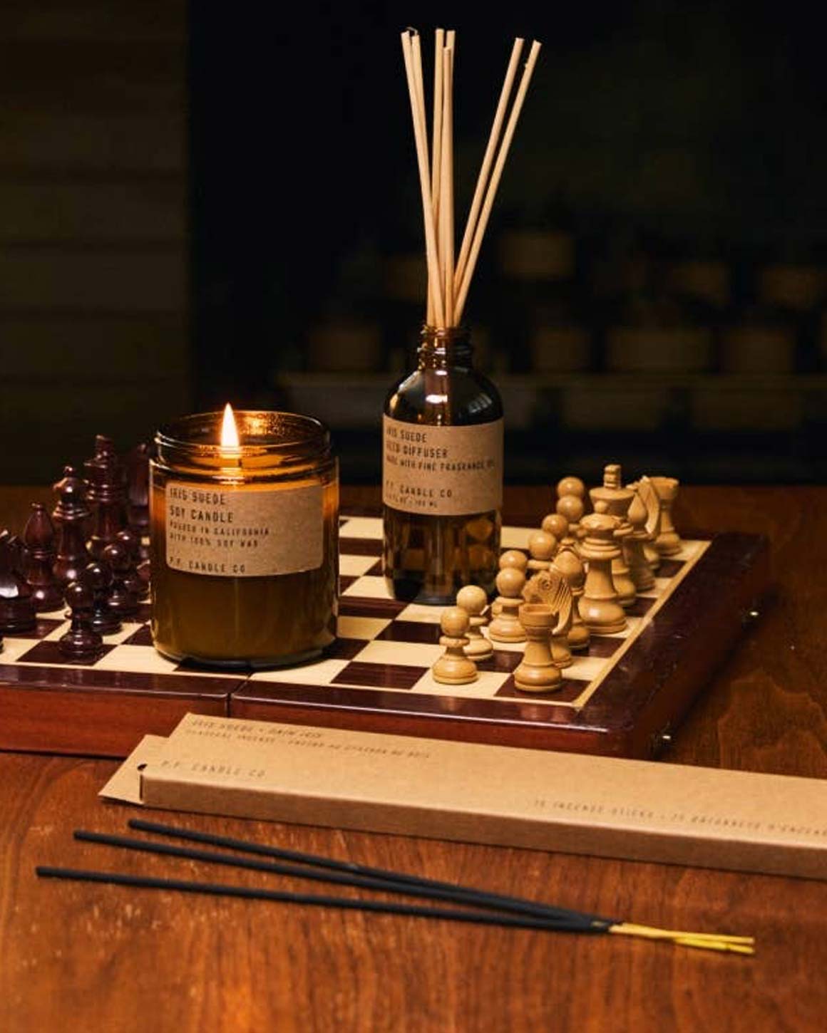 P. F. Candle Co. - Limited Edition Iris Suede Soy Candle