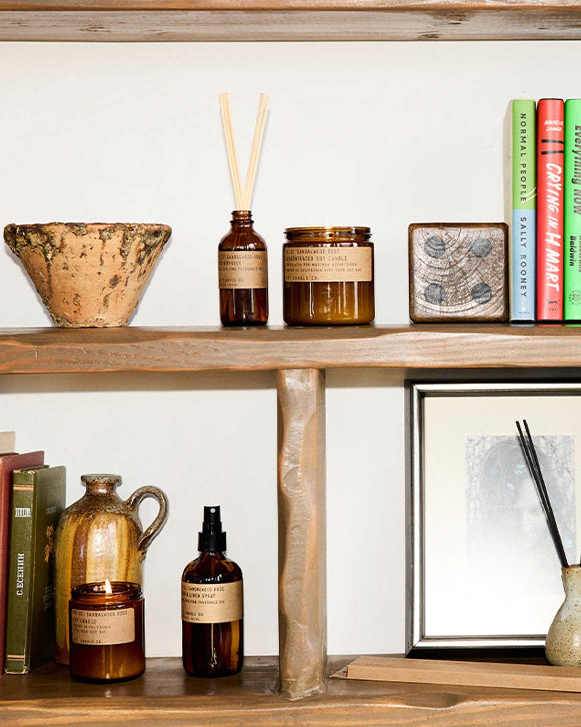 P. F. Candle Co. - Sandalwood Rose Soy Candle