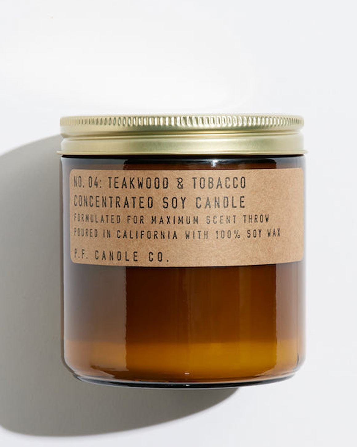 P. F. Candle Co. - Teakwood & Tobacco Large Concentrated Soy Candle