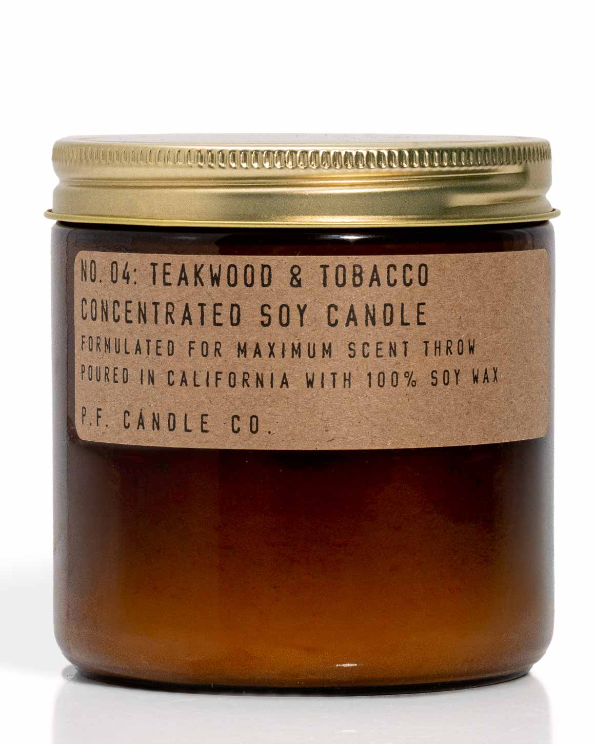 P. F. Candle Co. - Teakwood & Tobacco Large Concentrated Soy Candle