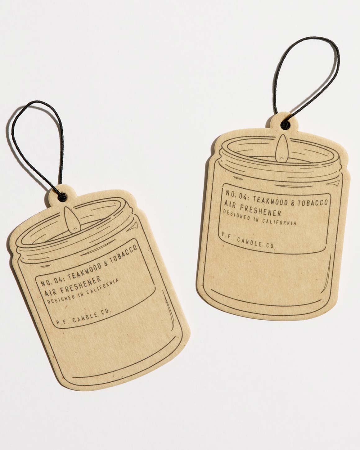 P. F. Candle Co. - Teakwood & Tobacco Air Fresheners 2-Pack
