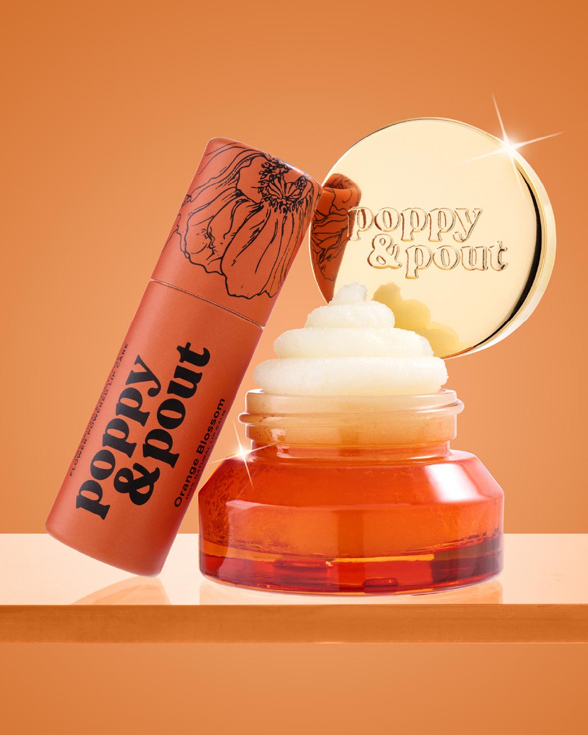 Poppy & Pout - Orange Blossom Lip Care Duo – Gift Set