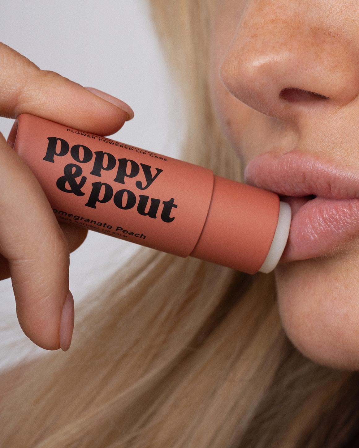 Poppy & Pout - Pomegranate Peach Lip Balm