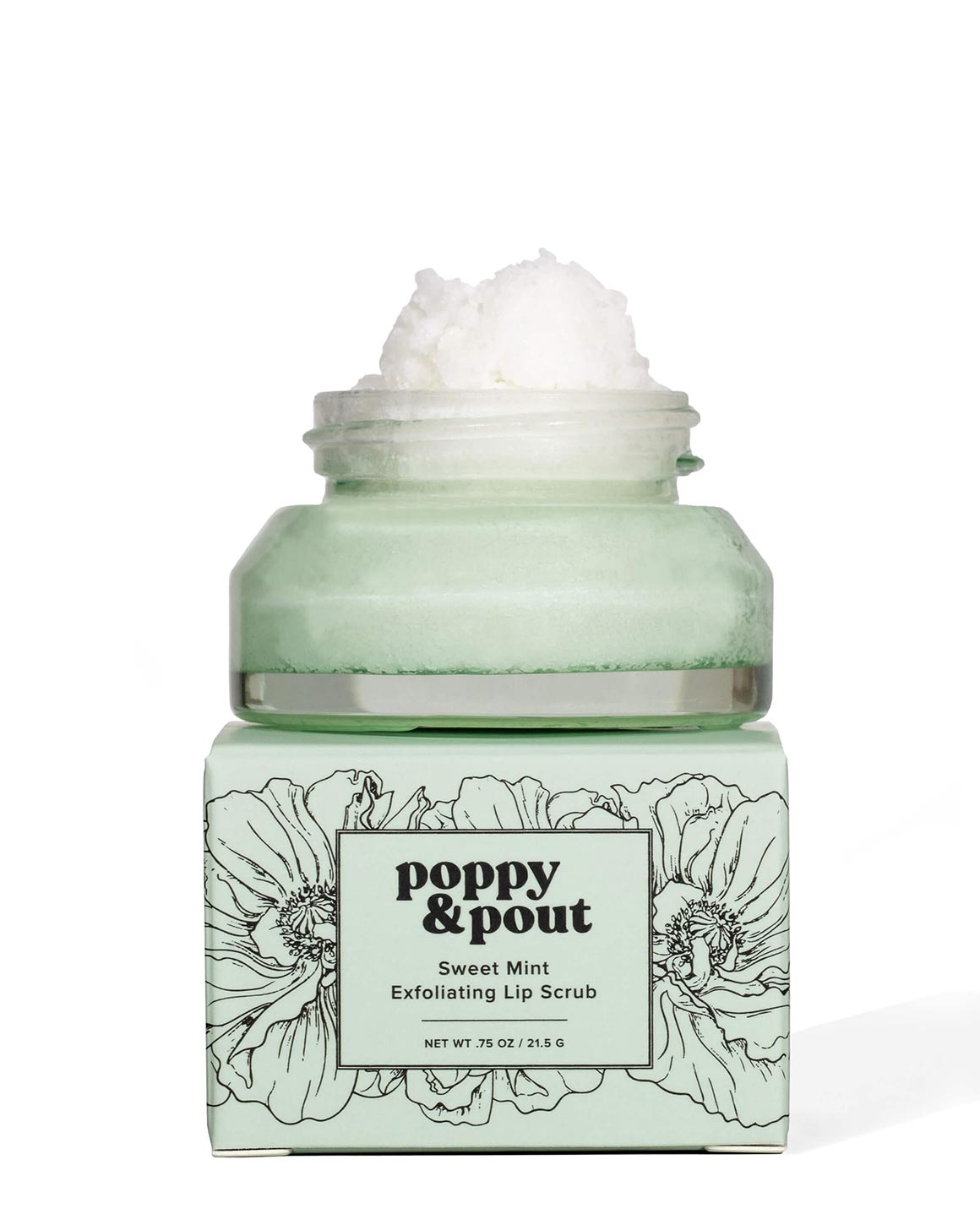 Poppy & Pout - Sweet Mint Lip Scrub