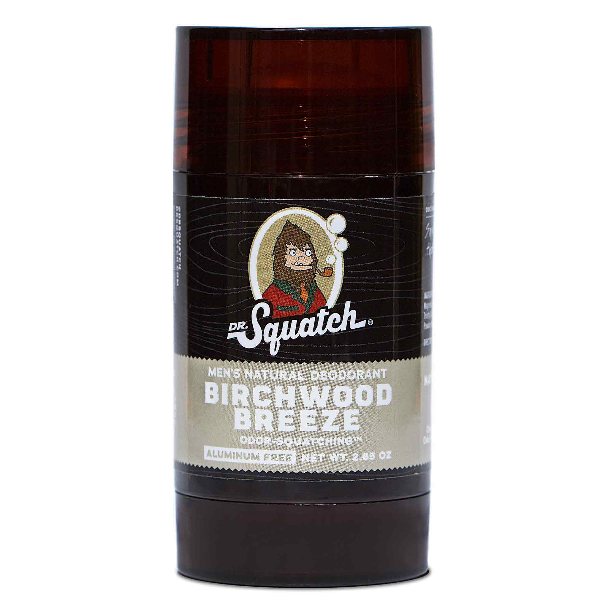 Dr. Squatch Birchwood Breeze Men's Natural Deodorant - 2.65 oz