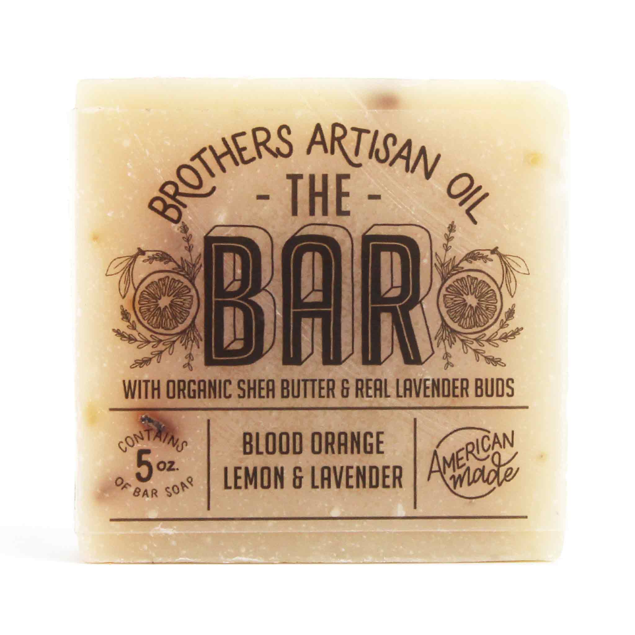 Brothers Artisan Oil - The Bar Soap: Blood Orange, Lemon & Lavendar