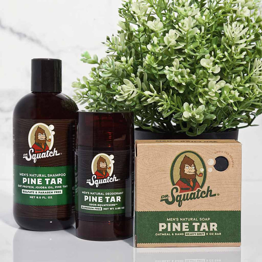 Dr Squatch Pine Tar Hair Care Kit