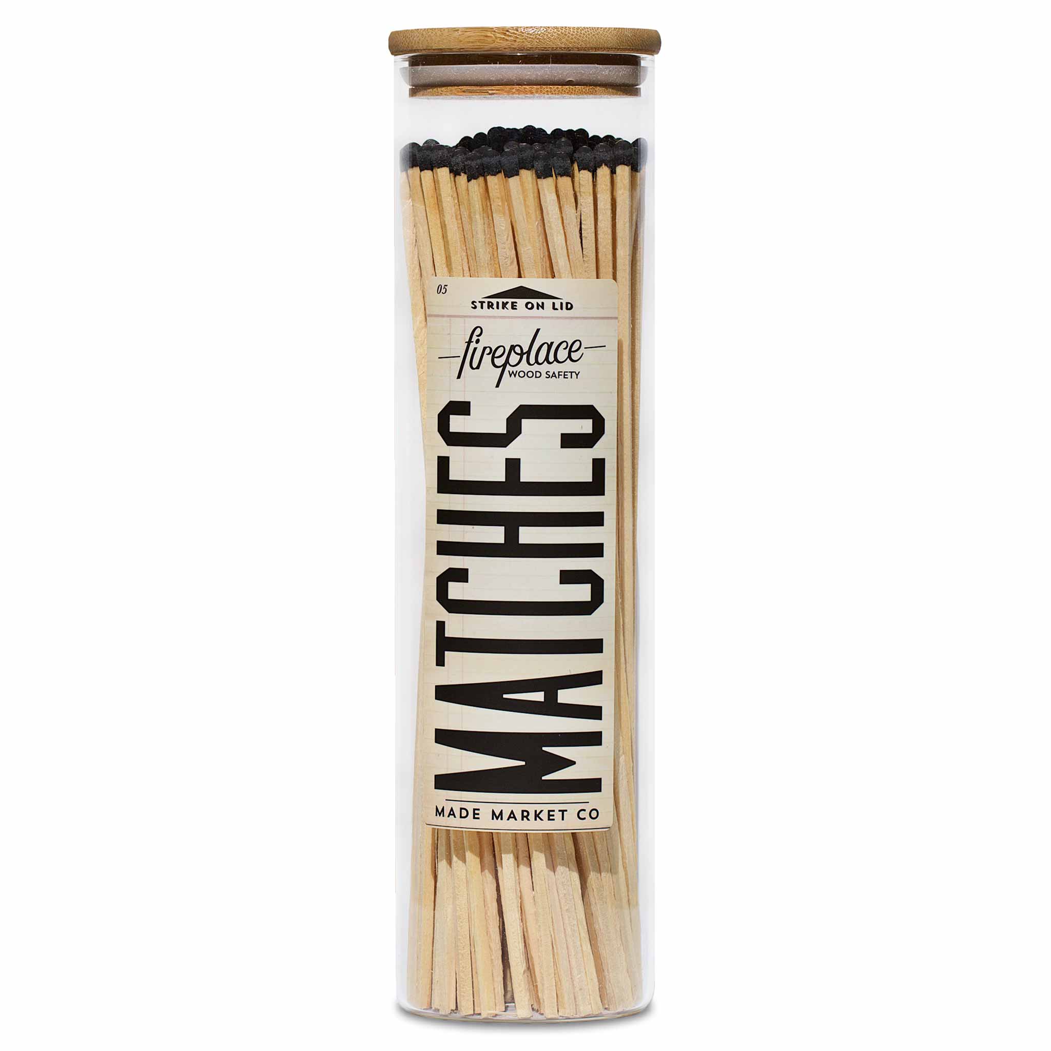 Made Market Co. - Apothecary Vintage Fireplace Black Matches
