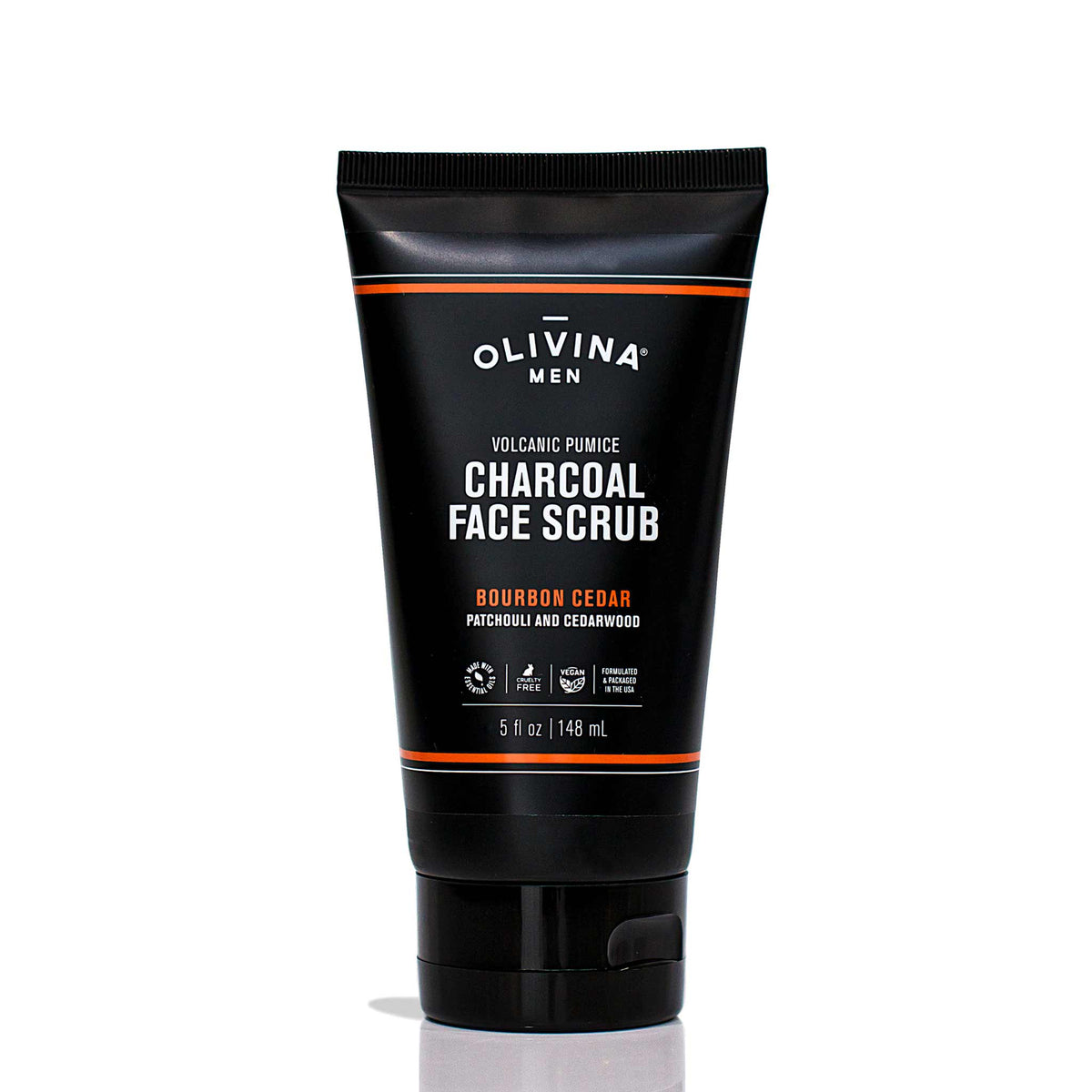 Barrel and Oak Charcoal Face Scrub with Volcanic Pumice I The Kings