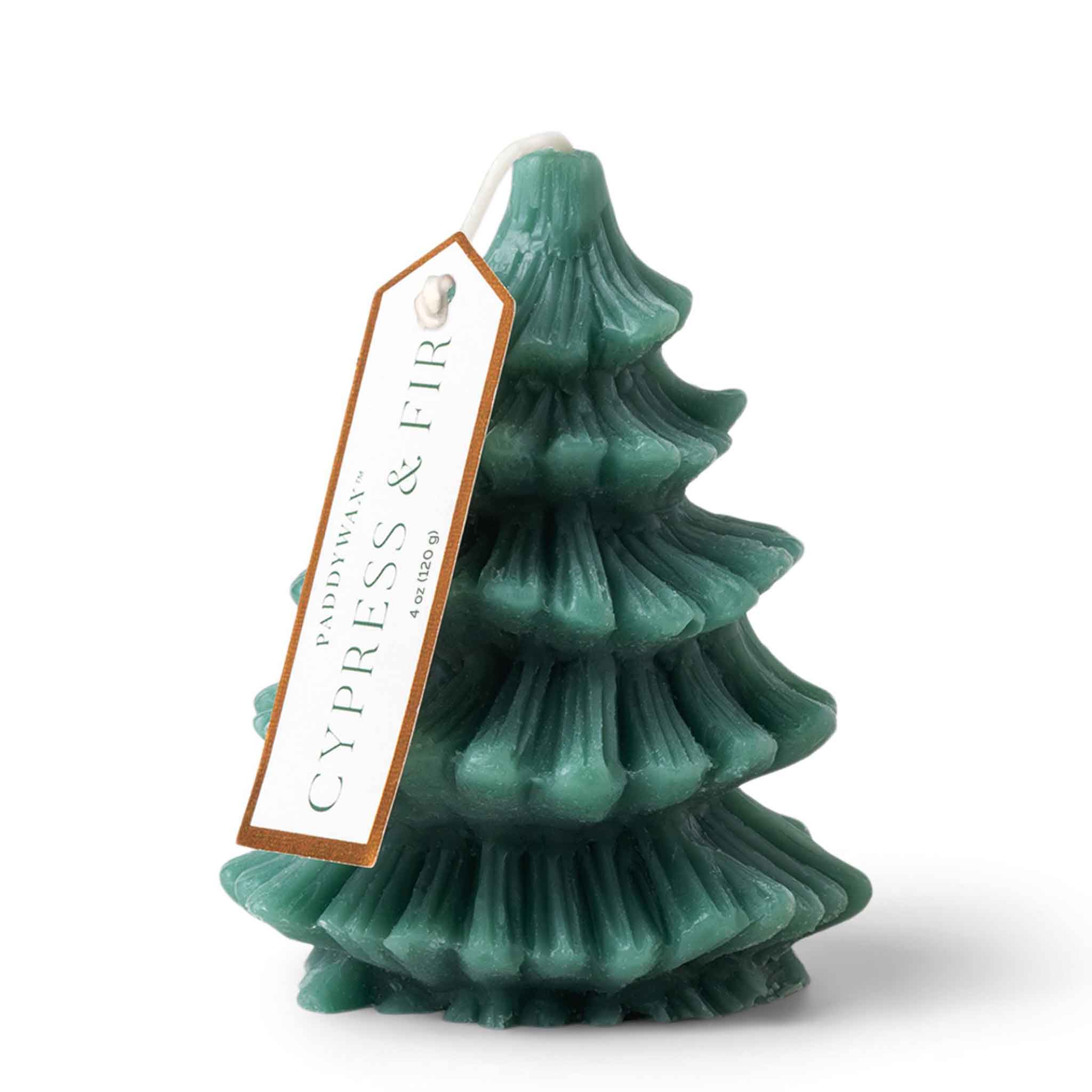 Paddywax - Cypress & Fir Short Tree Totem Candle with Hangtag