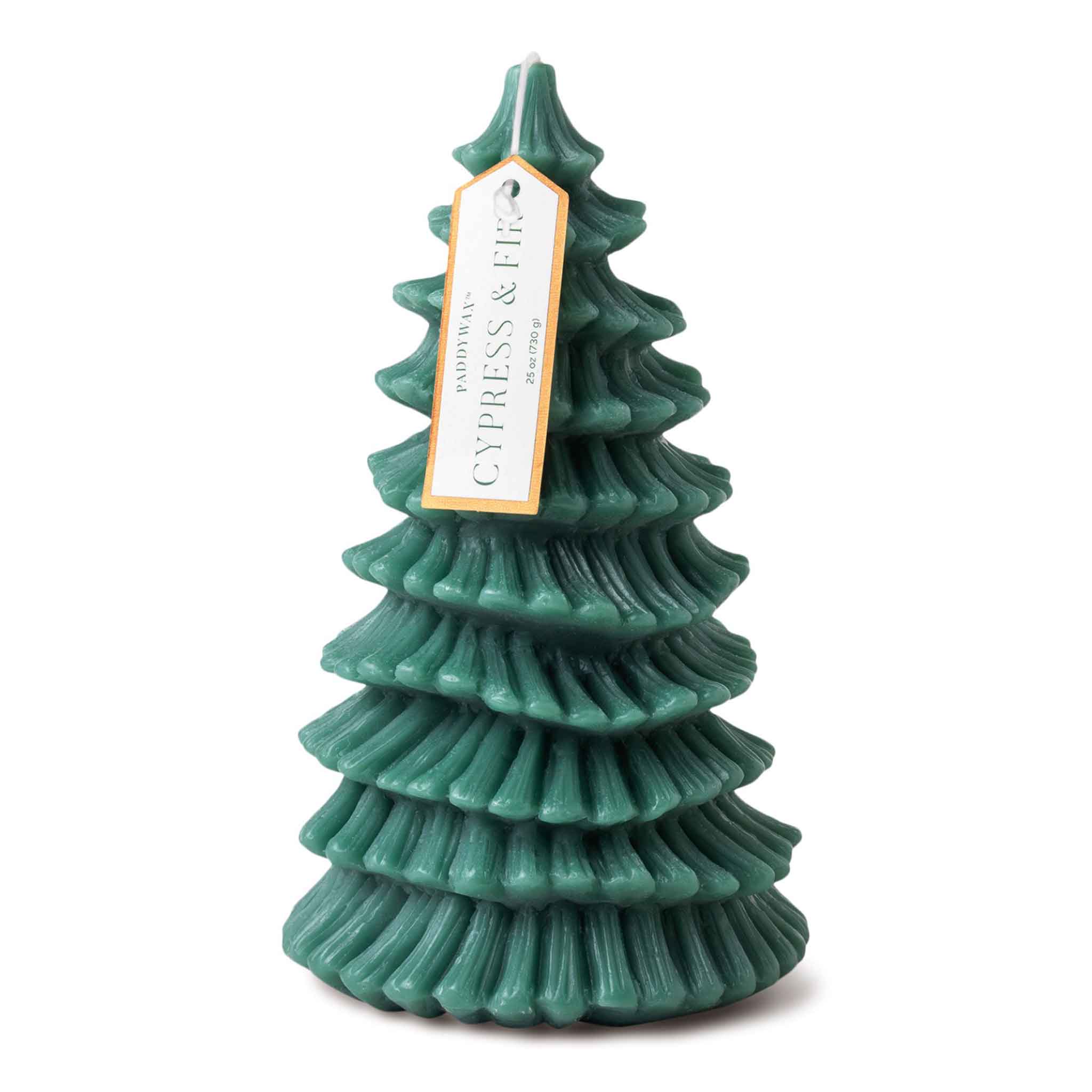 Paddywax - Cypress & Fir Tall Tree Totem Candle with Hangtag