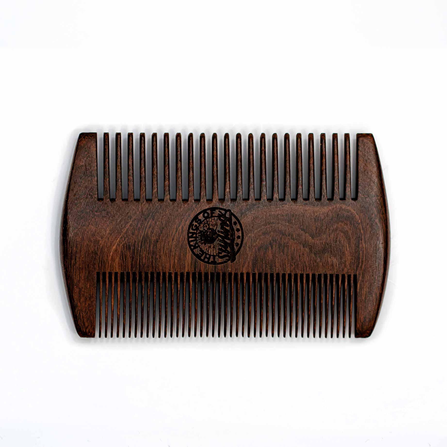 The Kings of Styling - Double Sided Golden Sandalwood Comb