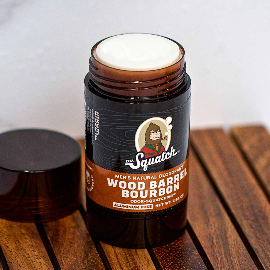 Dr. Squatch - Wood Barrel Bourbon Deodorant I The Kings of Styling