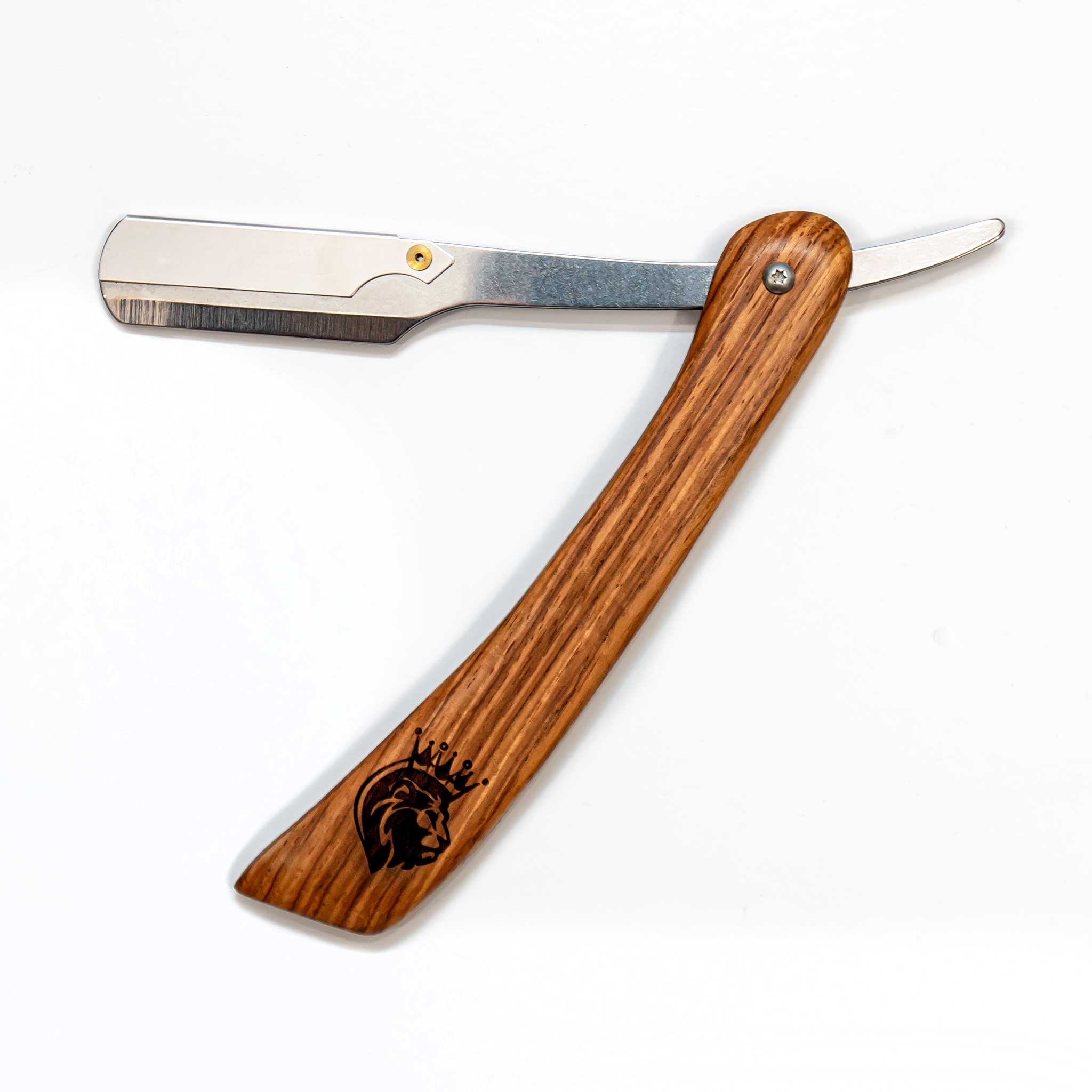 Giesen & Forsthoff 394 5/8'' Straight Razor - Plumwood with Blind Etch